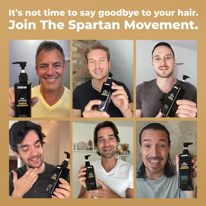 SPARTAN™ Root Activator Shampoo For Men Hair Loss - Increased Hair Growth with Just 4 Washes a Week*